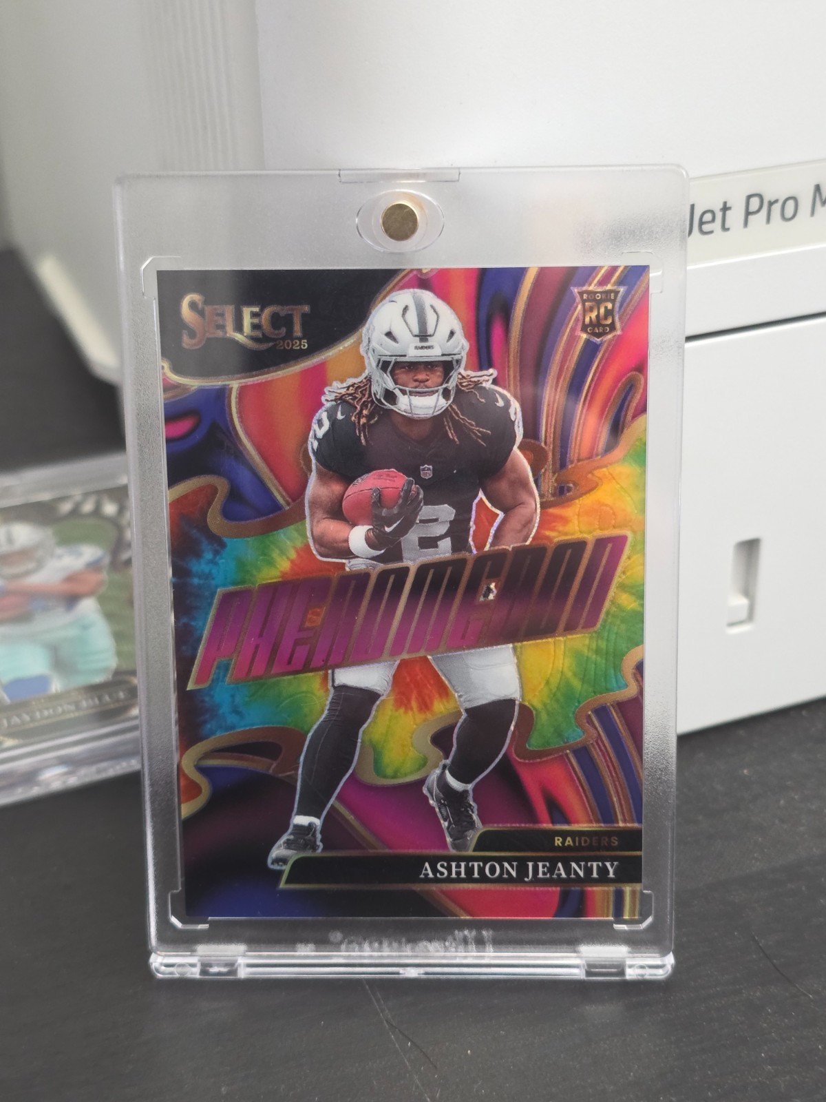 2025 Ashton Jeanty Panini Select Tie Dye Phenomenon /25 RC