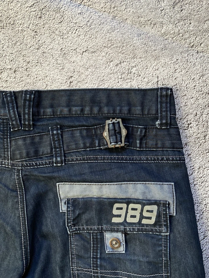 Jeans cargo militares estilo japonés vintage Streetwear vanguardista años 90 Y2K Foto 4 de 4