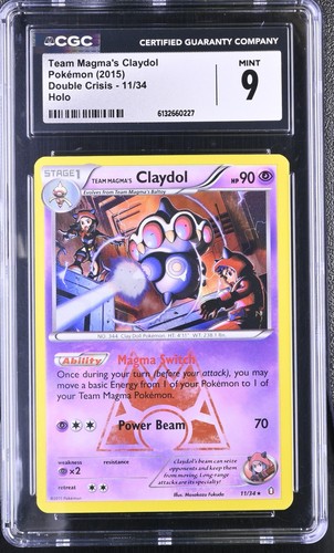 Team Magma's Claydol graded CGC 9 for sale on eBay
