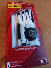 Junior Zero Friction LEFT Hand Performance Compression Fit Golf Glove, One Size