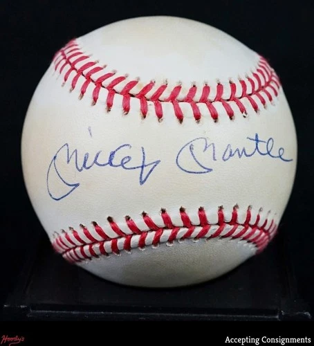 Mickey Mantle Signed Rawlings Official OAL Baseball AUTO Upper Deck UDA COA
