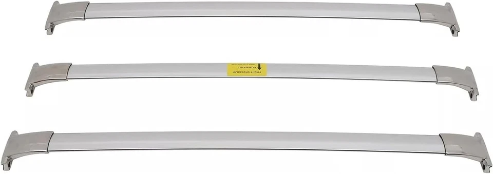 3Pcs Crossbars Roof Rack Cross Bar Silver Fits for Lexus LX570 2016-2025 - Image 4 of 4