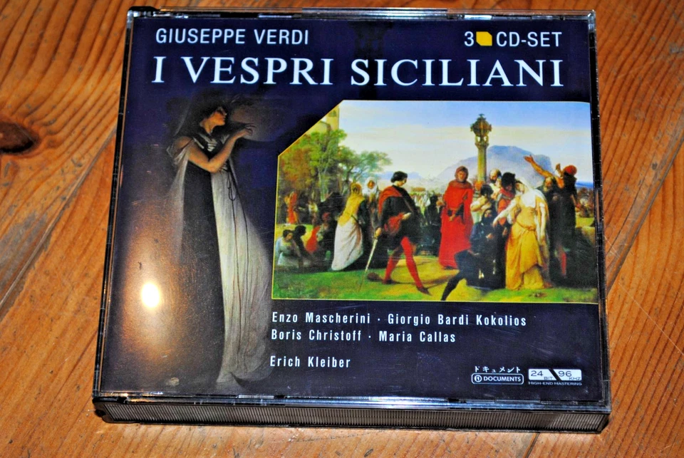 Verdi: I Vespri Siciliani - Kleiber - Callas Mascherini Christoff - 3 CDs