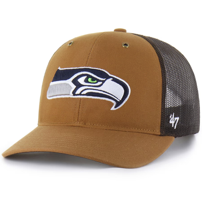Seattle Seahawks Carhartt x '47 Trucker Adjustable Snapback Hat