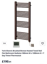 Manilla  Heated Towel Rail brand new never been used still in original packaging