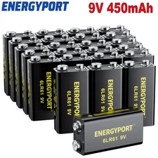 9V Alkaline Battery 6LR61 Batteries 9 Volt Ultra Long Lasting Leak Proof Lot