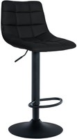 Barhocker Jerry Kunstleder Schwarz