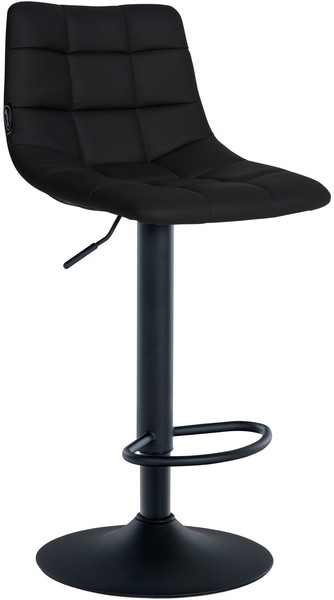 Barhocker Jerry Kunstleder Schwarz-image