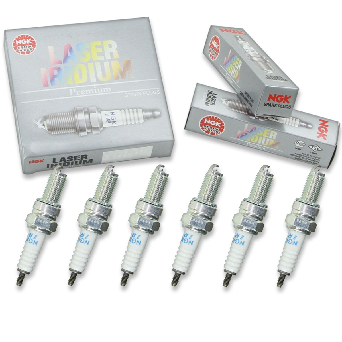 6 pc NGK 6289 CR9EIA-9 Laser Iridium Spark Plugs for IU27D 94703-00408 ub