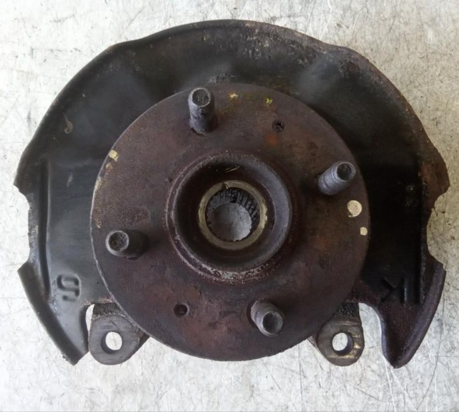 2009-2014 Honda Fit 1.5L Driver Left Front Spindle Knuckle W/o ABS Oem