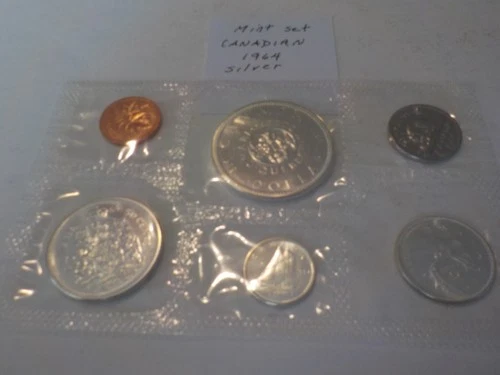 1964   mint    set     .800 silver   NRFP
