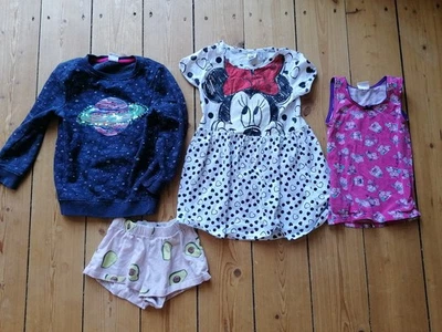 4 tops de niña + pantalones Kiki & Koko Disney talla 116 - Imagen 1 de 4