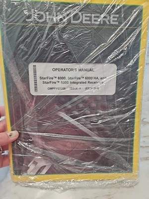 John Deere StarFire 6000 Receiver Operators Manual OMPFP22255 Issue 11