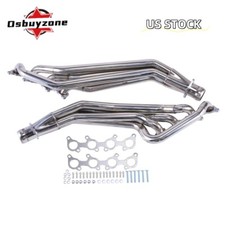 Stainless Steel Exhaust Headers Kit For 2011-16 Ford Mustang Gt 5.0l V8 Polished