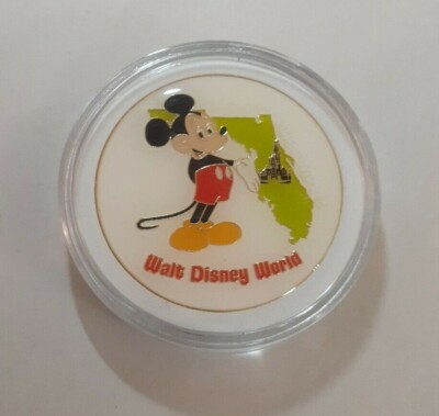 WDW 50th Anniversary Box - Sold Out / LE 2000 - Enameled Coin