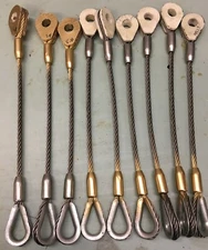 Welding Insulated Wire Rope Choker 20” Non Conductive Ground Motor Cable Climber