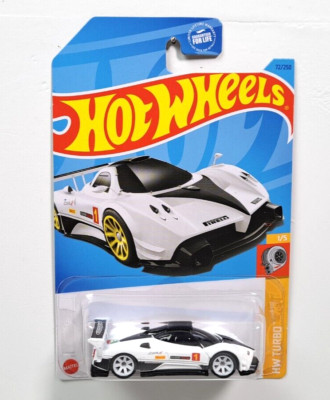 HOT WHEELS SUPER CUSTOM - Pagani Zonda R -  w/Real Tires and Logo TH Flame