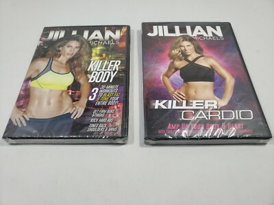 Jillian Michaels Killer Cardio (2017. DVD) plus Killer Body NEW SEALED