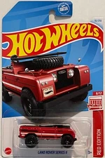 HW 2024 LAND ROVER SERIES II TARGET RED EDITION CHASE 8/12 RED