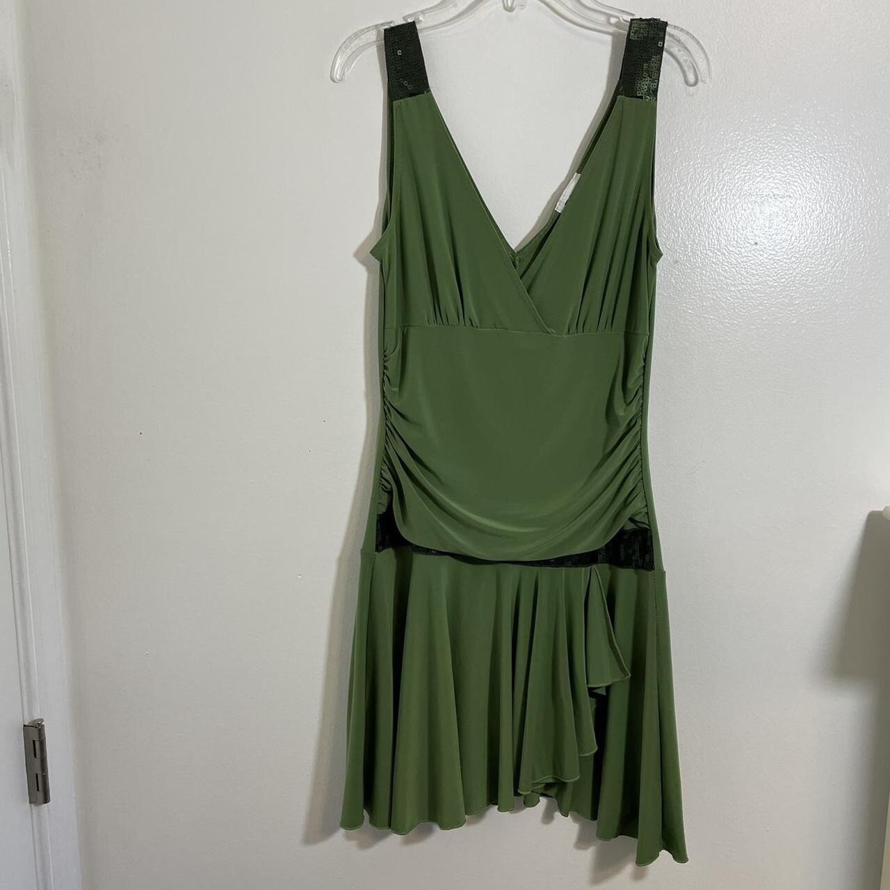 Green Early 2000s Y2K Taboo Dress Gem