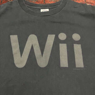 00S Nintendo Wii Logo T-shirt Official game L | eBay 00S Nintendo Wii Logo T-shirt Official game L | eBay