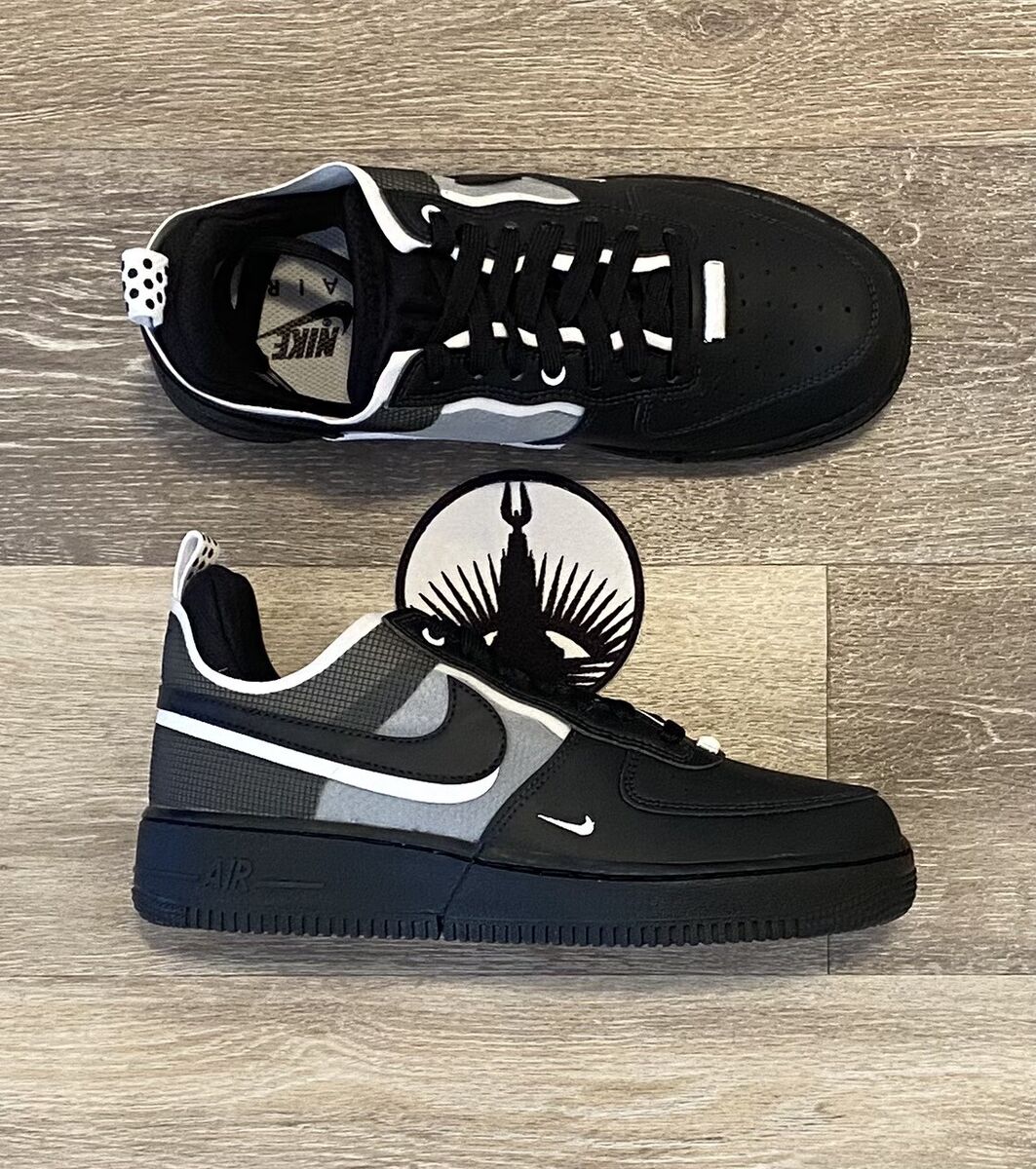 Nike Air Force 1 Low React 'Black White' DM0573-002 Men's 6 Nike Air Force 1 Low React 'Black White' DM0573-002 Men's 6