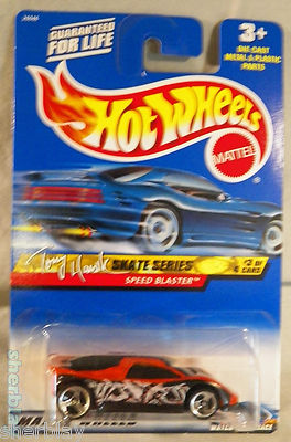 Hot Wheels Mattel Diecast Car 2000 043  SPEED BLASTER TONY HAWK SERIES 3 /4  MOC