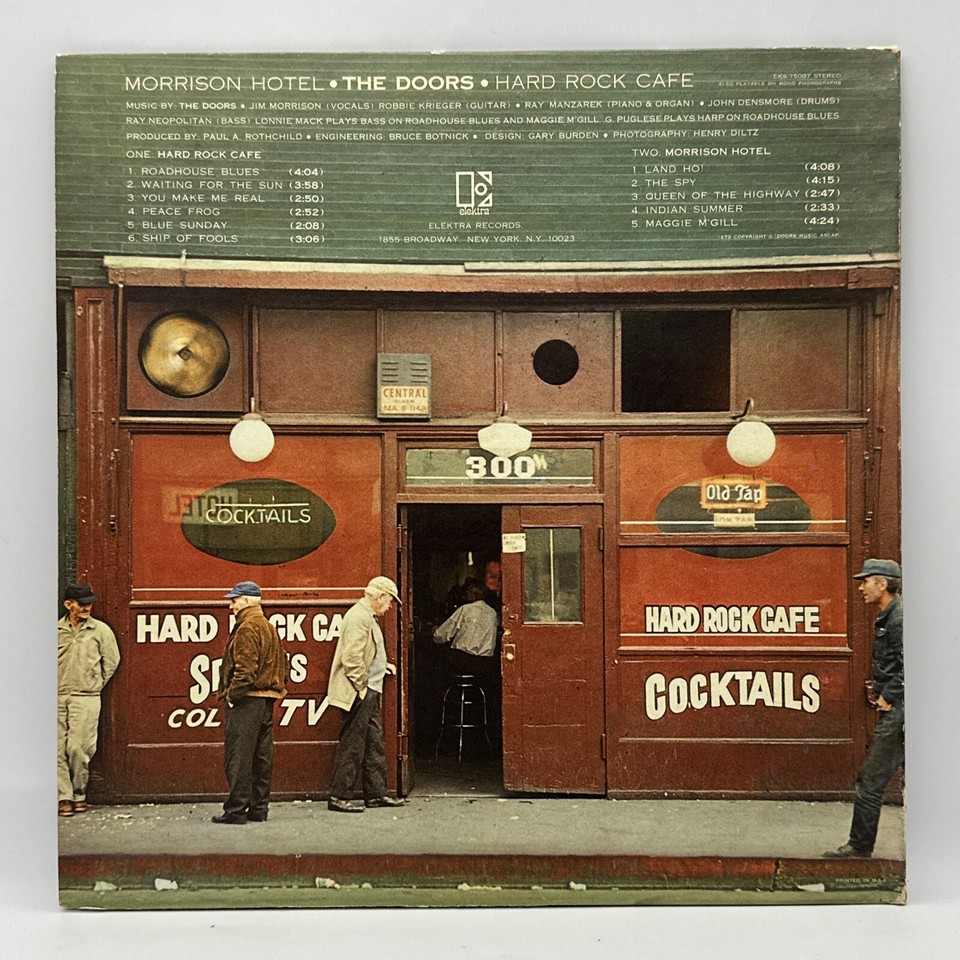 The Doors Morrison Hotel 1970 US 1st Press Album (NM) Ultrasonic