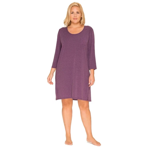 Plus Size Cuddl Duds Essentials 3/4 Sleeve Sleepshirt Sz 1X NWT