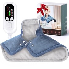 Heating Pad for Neck and Shoulders and Back Pain Relief 2lb Weighted