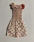 Vintage Barbie #7417 Red White Polka Dot Dress Best Buy