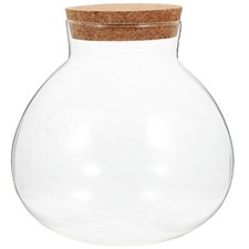 Glass Wishing Drifting Bottles Terrarium Jar Foods Storage Cansiter