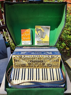 Vintage HOHNER PARADISE Akkordeoninstrument Vorkrieg maßgeschneidert nur einmalig
