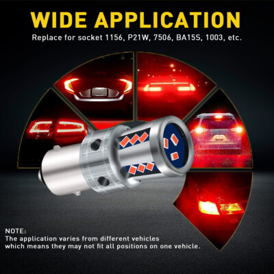 1156 7506 BA15S Red LED Brake Stop Tail Light Bulb Error Free For BMW 1156 7506 BA15S Red LED Brake Stop Tail Light Bulb Error Free For BMW
