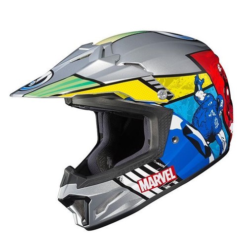 CASCO DA CROSS IN POLICARBONATO BAMBINO HJC CL-XY ll MARVEL AVENGERS MC21 |  eBay