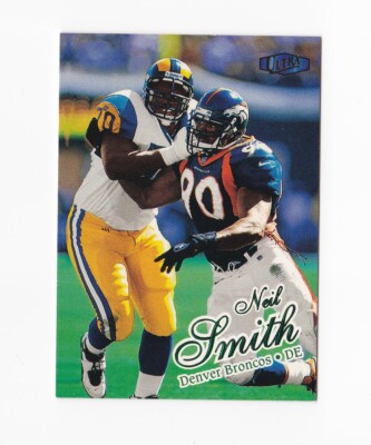 1998 Fleer Ultra #306 Neil Smith Denver Broncos Nebraska Huskers