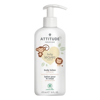 Baby Leaves Body Lotion Pear Nectar  16 Oz By Attitude