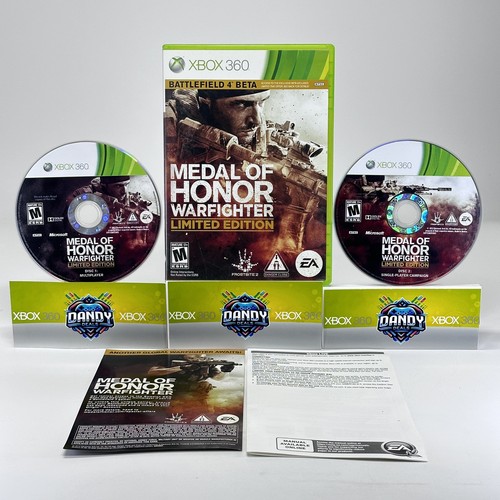 Jeu Xbox 360 Medal Of Honor Warfighter – Édition Limitée – Boîte Complète Avec Notice – Bon état – PEGI 16