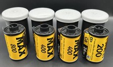Kodak Max Film 4 Pack - 1 Ct. Max 800; 2 Ct. Max 400; 1 Ct. Max 200