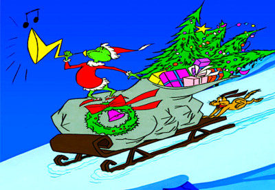 How The Grinch Stole Christmas Sleigh Ride Photo Magnet @ 3''x5''