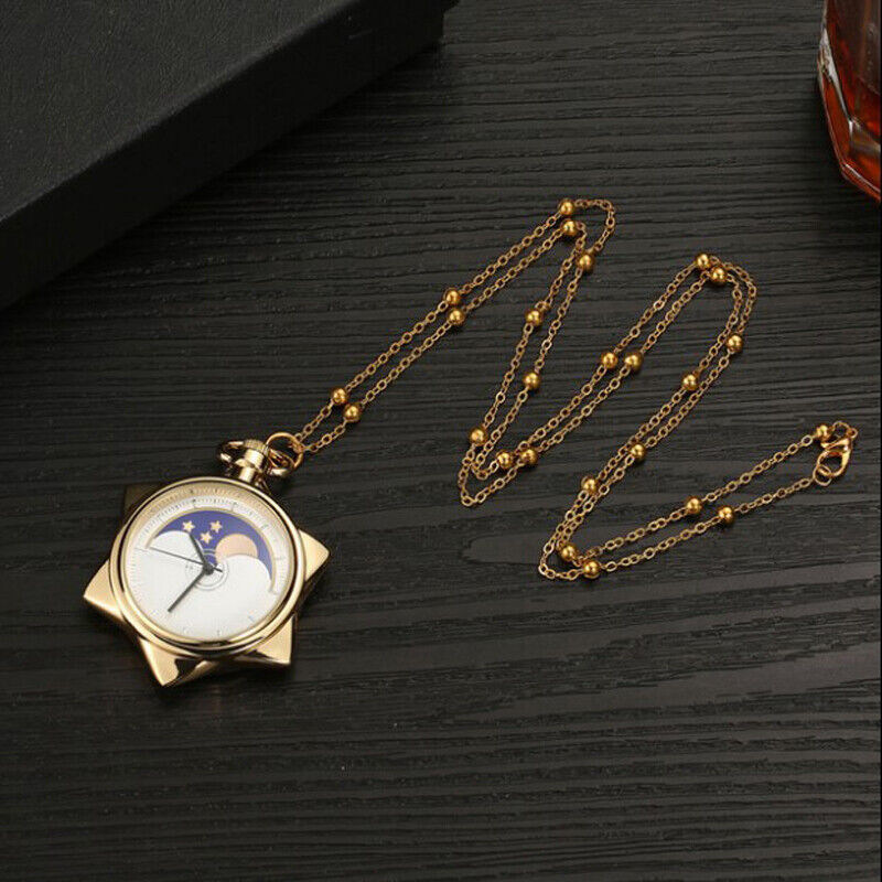 Anime Sailor Moon Pocket Watch Tsukino Usagi Chiba Mamoru Anime Sailor Moon Pocket Watch Tsukino Usagi Chiba Mamoru