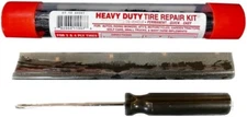 Nealey Mini Tire Repair Kit 11 PCS All-in-One Fix a Flat for Car, Truck w/tool