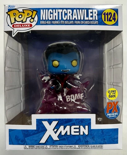 Funko Pop! Deluxe Marvel Glow Nightcrawler #1124 PX Previews 2022 Exclusive