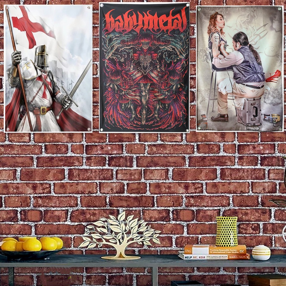 P38 Lightning Fighter Poster Hanging Flag Pin On Avaition Art Banner