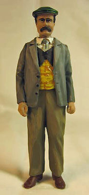 THE TRAVELER NUMBER 2 Lg Scale G F 1:20.3 Model Railroad Painted Figure FGGRL03B