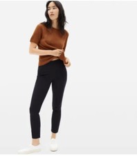 Everlane Women’s The Side-Zip Stretch Cotton Pant Black Work Pants Size 4
