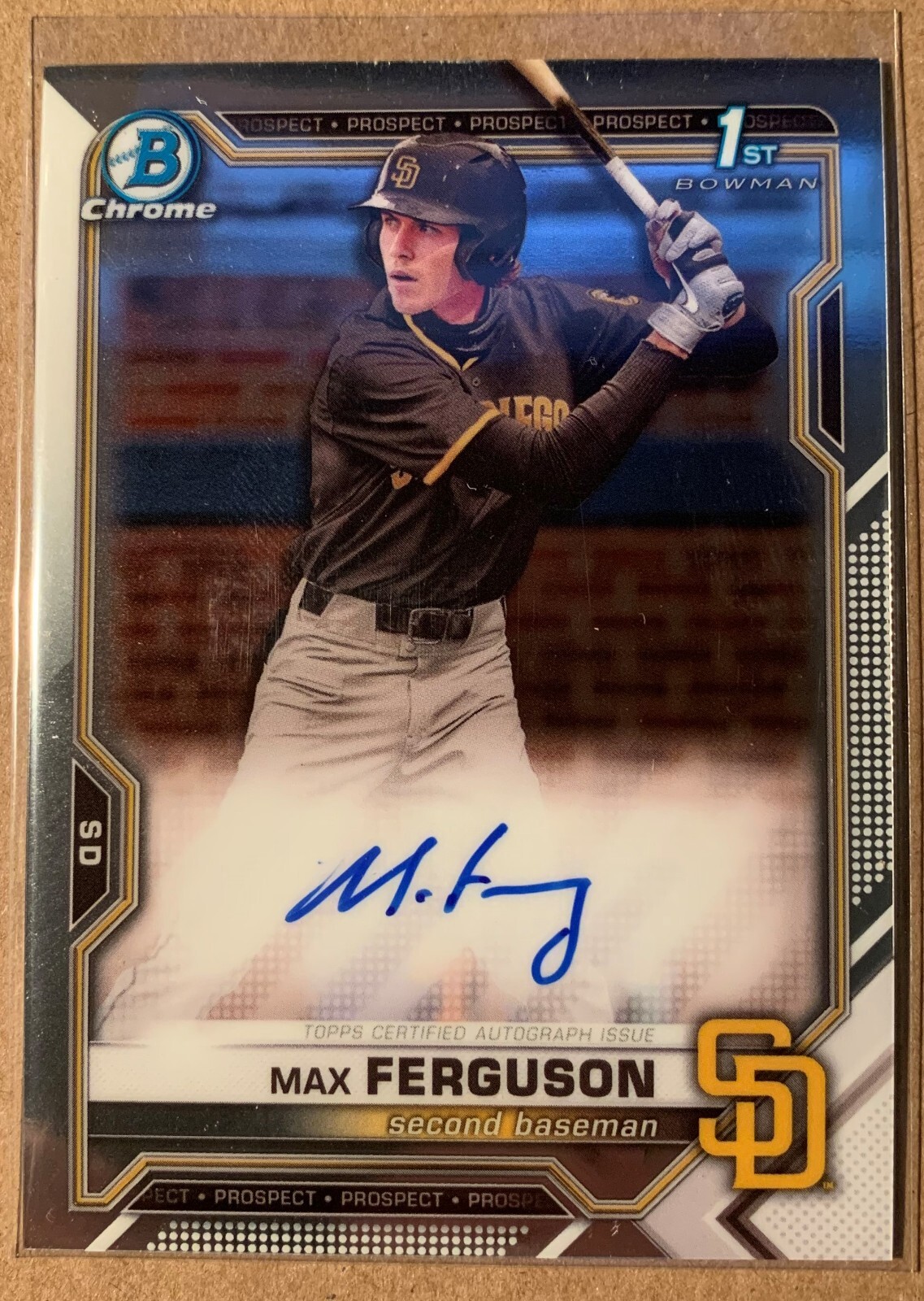 2021 Bowman Chrome Draft Autographs #CDAMF Max Ferguson AUTO 