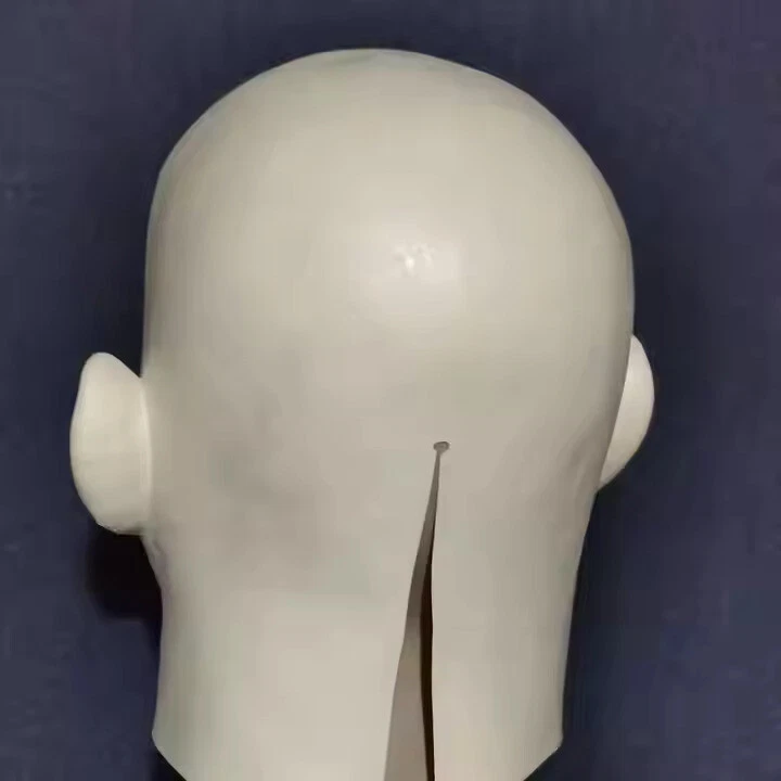 Sombra amarela linda mulher máscara de látex, máscara de festa - Imagem 3 de 3