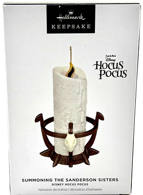 2024 Hallmark Halloween Ornament Hocus Pocus Summoning Sanderson Light/Motion