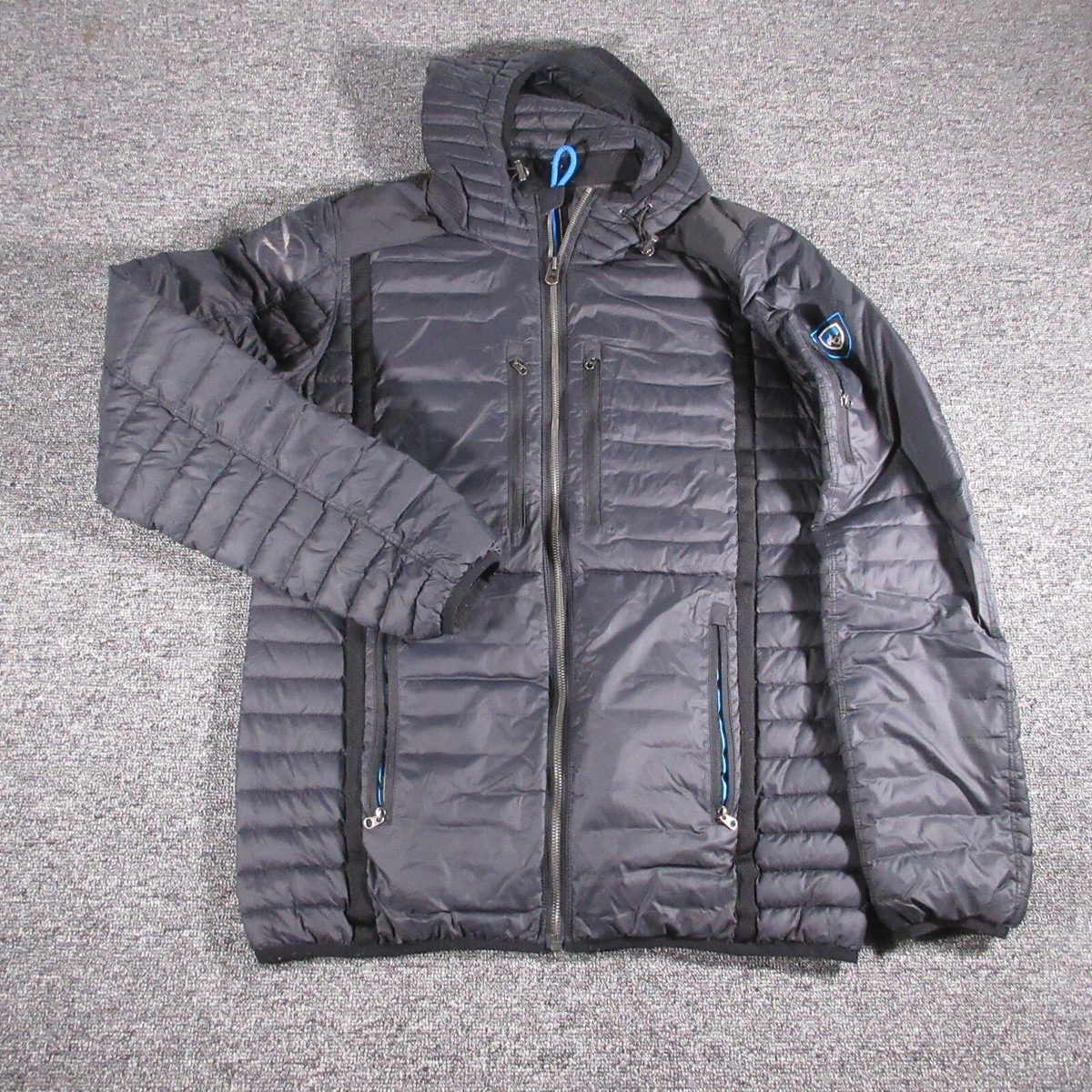 Kuhl Jacket Womens Small Black Full Zip Projekt Puffer Outdoors